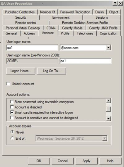 allow smart card login at login server 2016|Enforcing Smart Card Authentication .